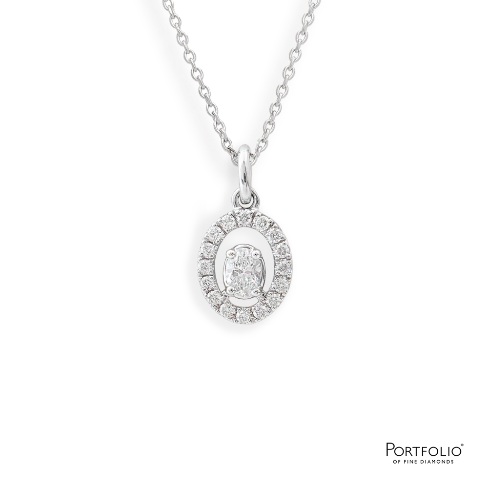 0.26ct Diamond Platinum Pendant