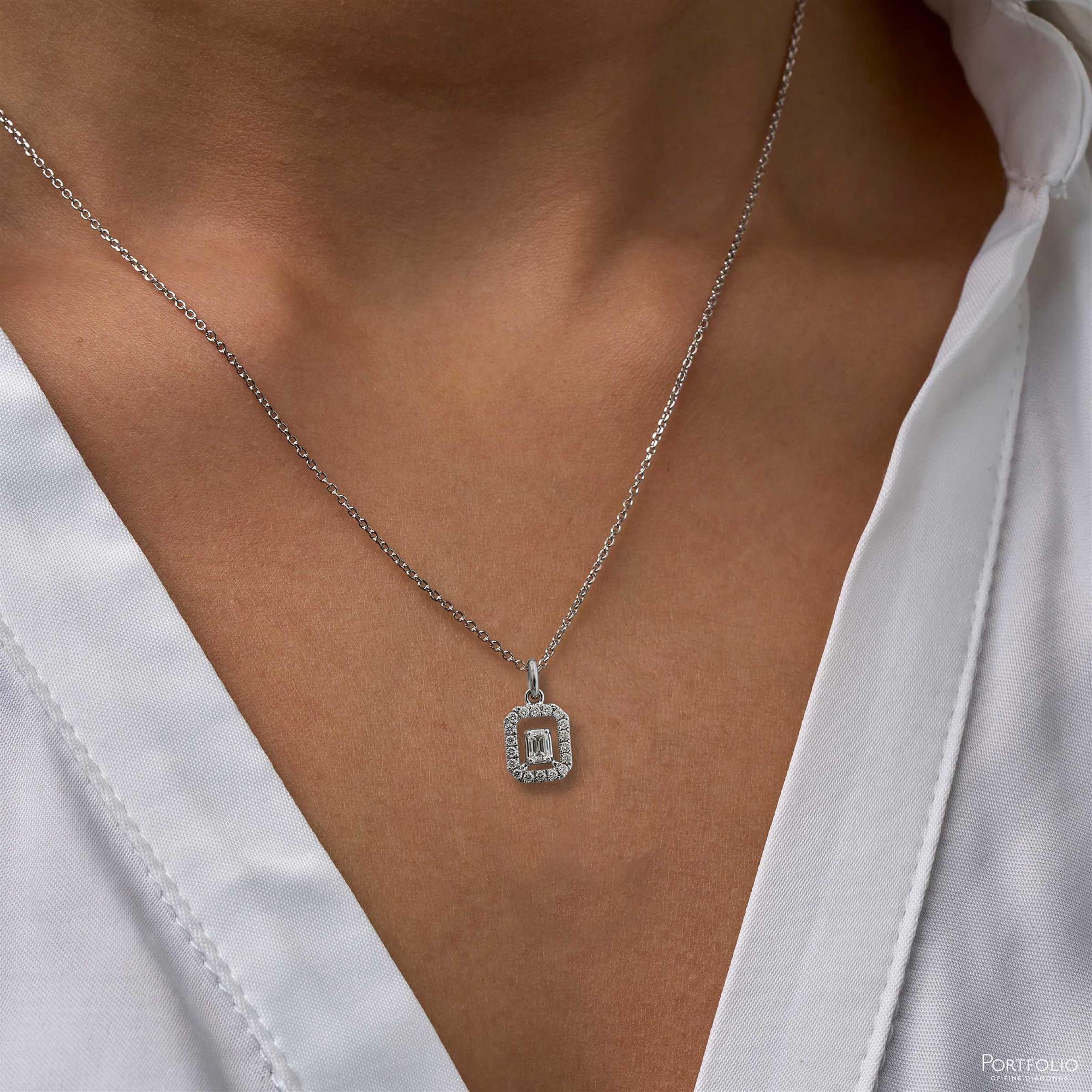 0.31ct Diamond Platinum Pendant - Image 2
