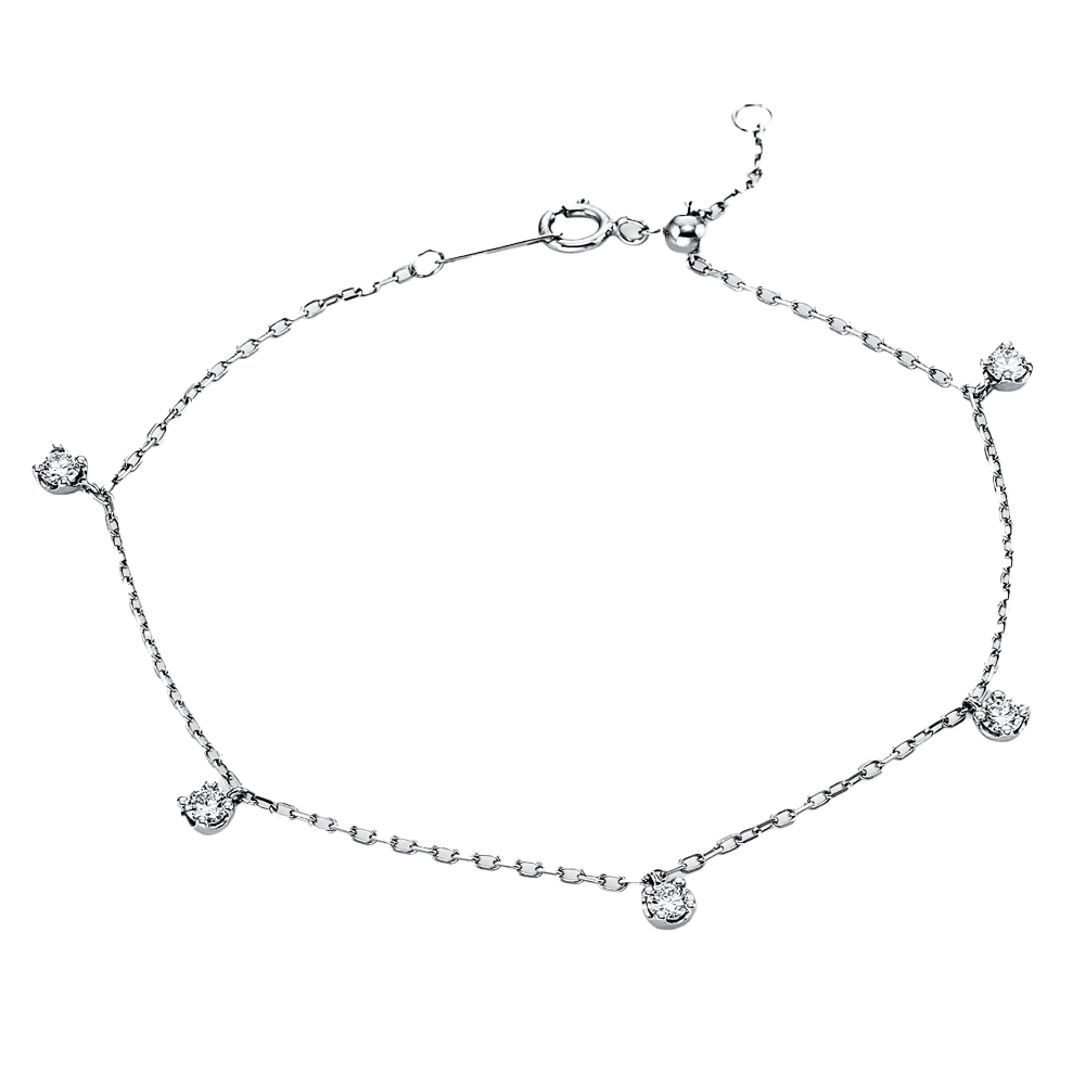 Love Diamonds 0.37ct Diamond White Gold Bracelet