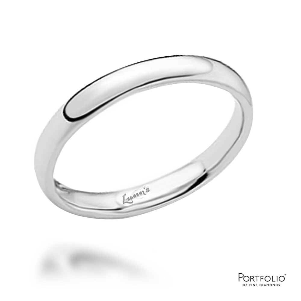 Platinum 2mm Light Court Wedding Ring