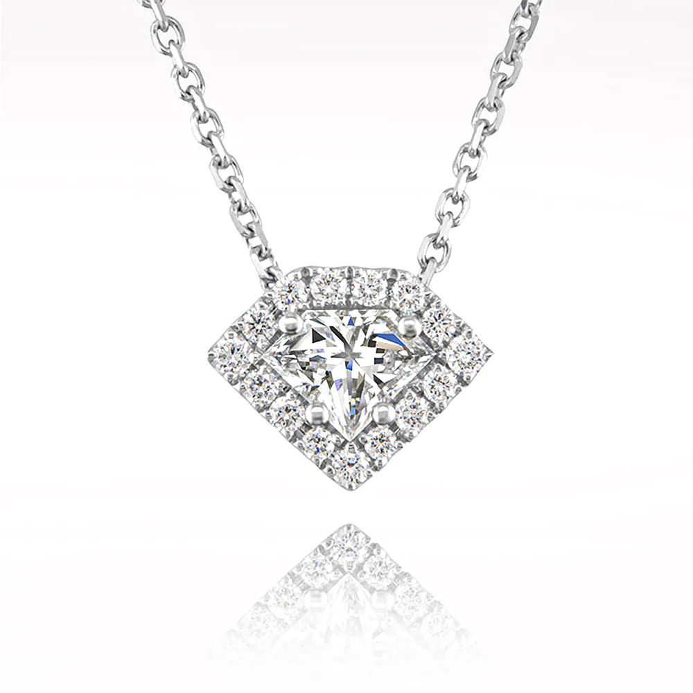 0.37ct Diamond Platinum Necklace