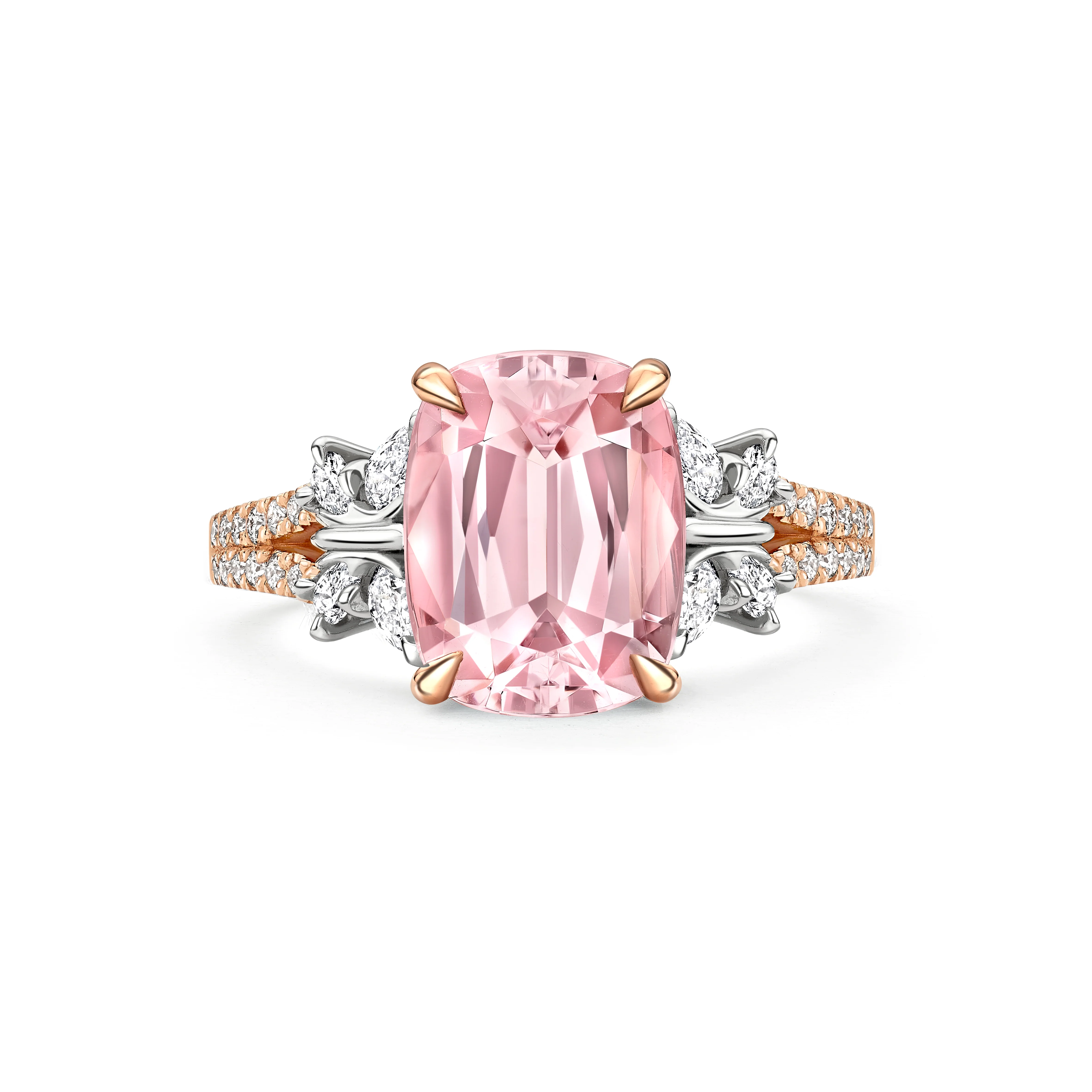 Butterfly Meadow Morganite and Diamond Ring - Image 2