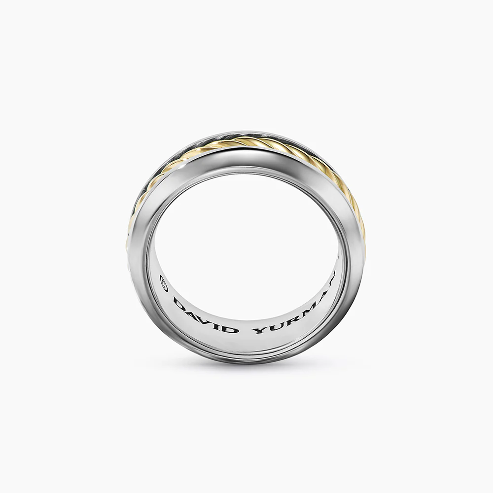 David Yurman Cable Inset Band Ring - Image 2