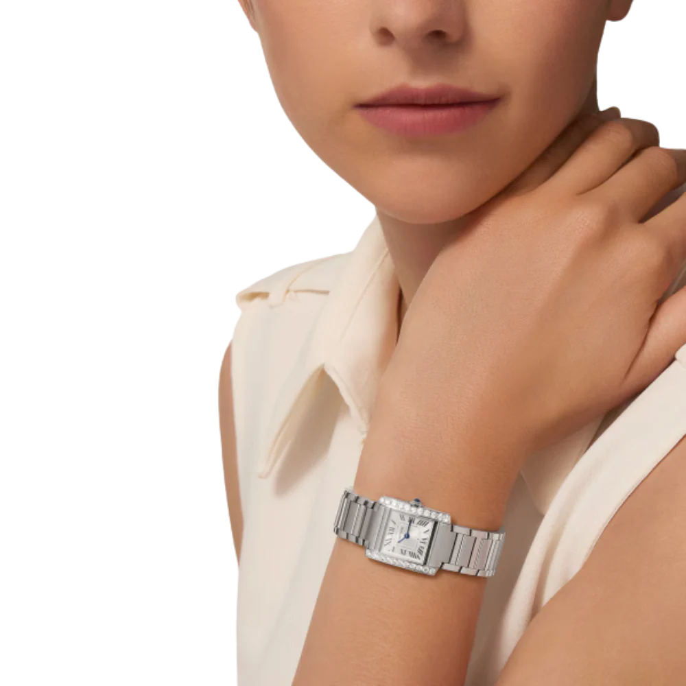 Cartier Tank Française Small Watch W4TA0029 - Image 9