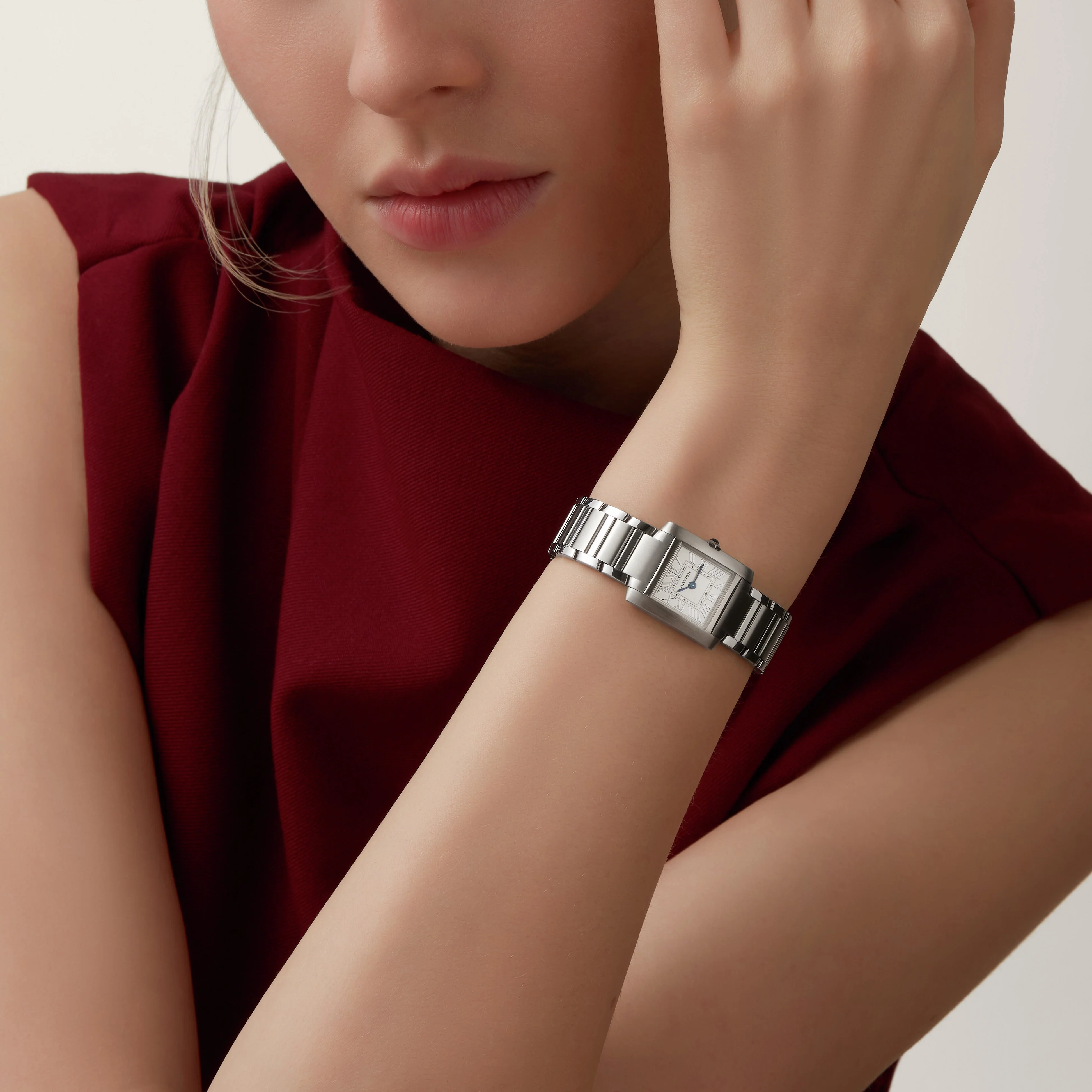 Cartier Tank Française Small Watch WSTA0065 - Image 10