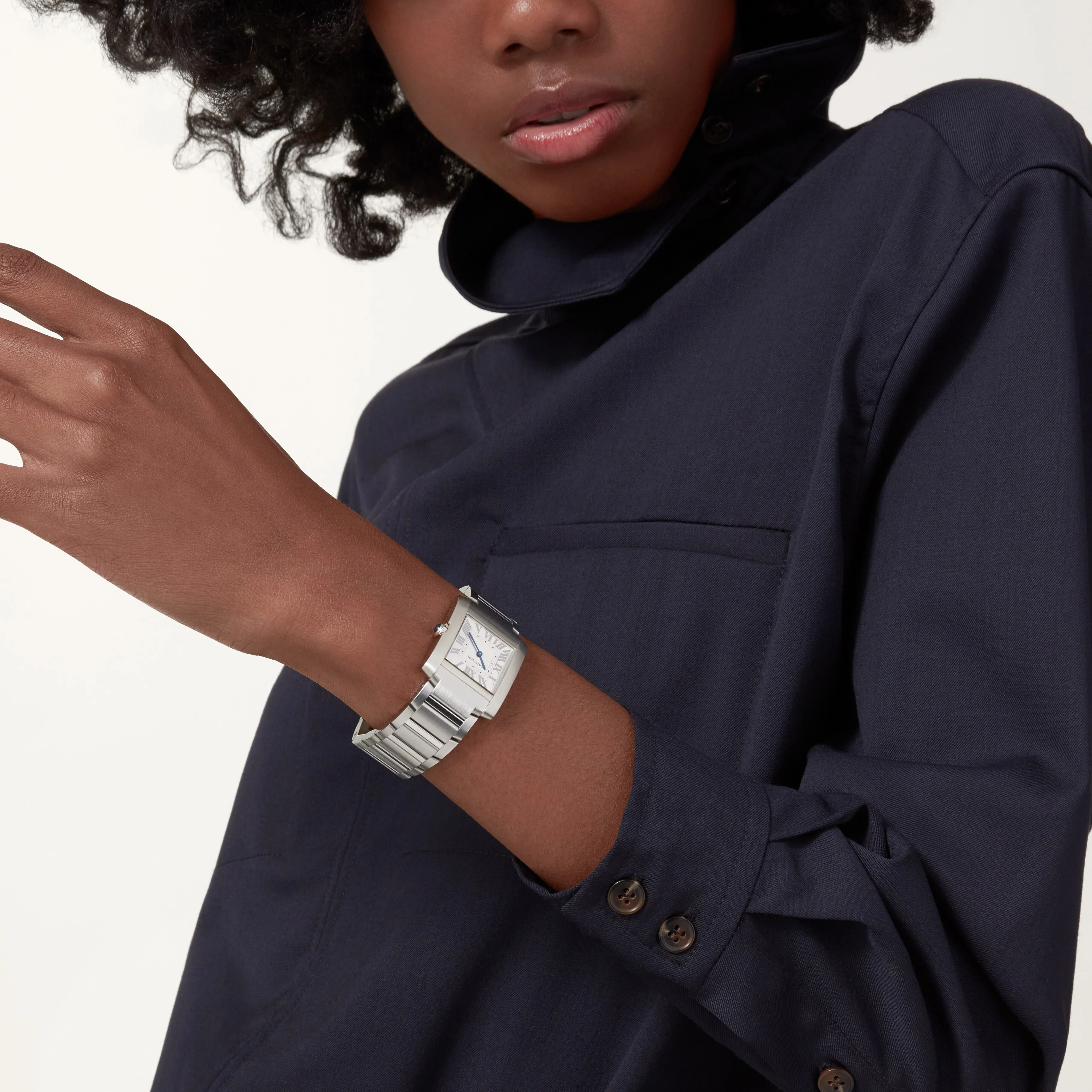 Cartier Tank Française Medium Watch WSTA0074 - Image 11