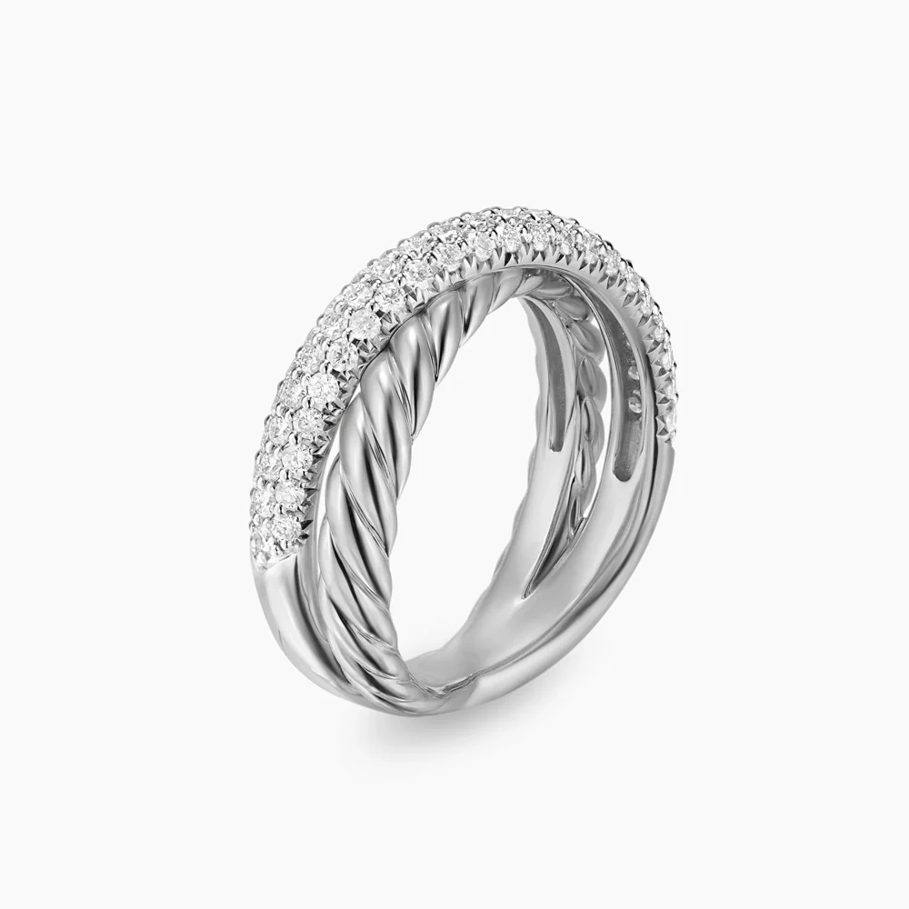 David Yurman Crossover Two Row Ring - Image 3