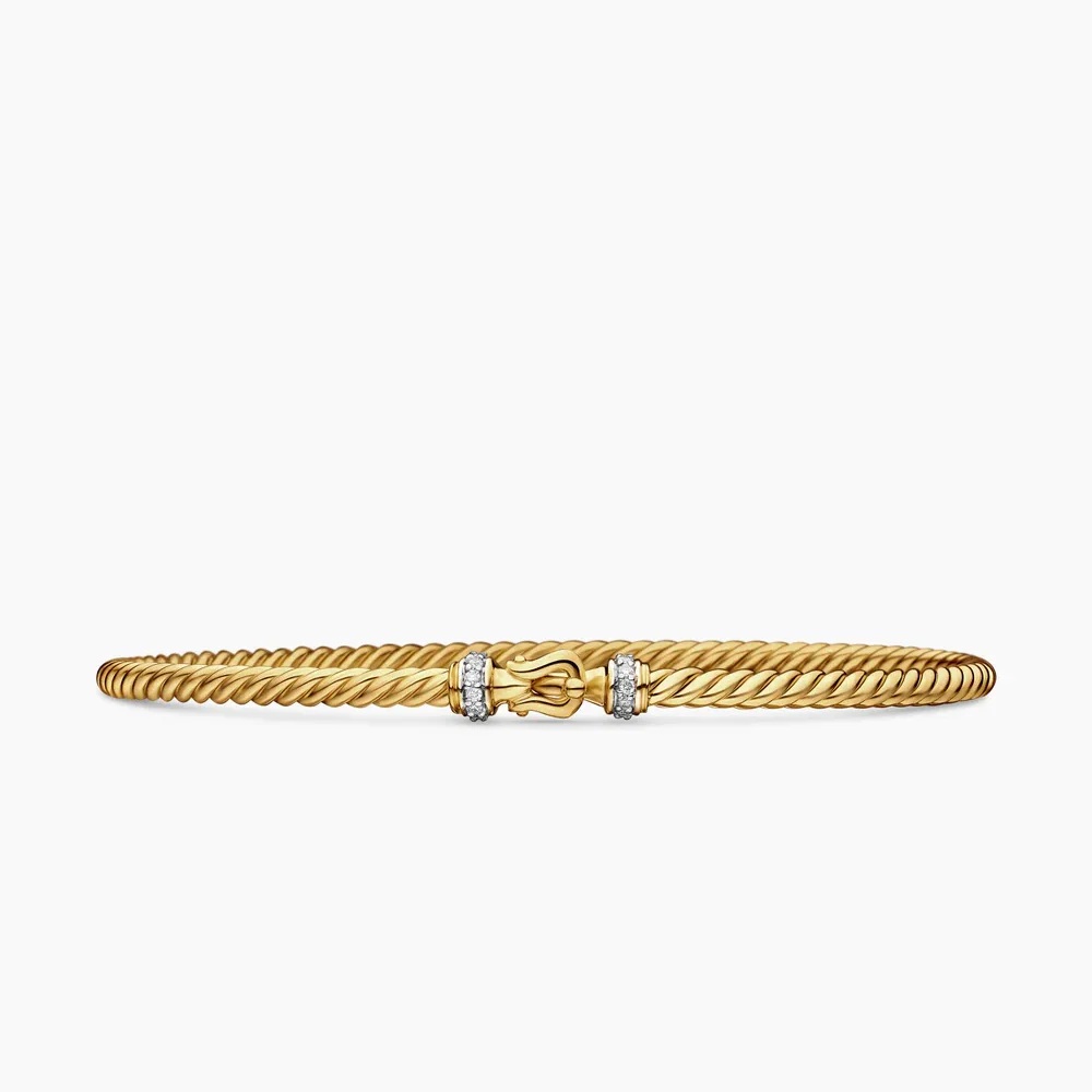 David Yurman Buckle Classic Cable Bracelet