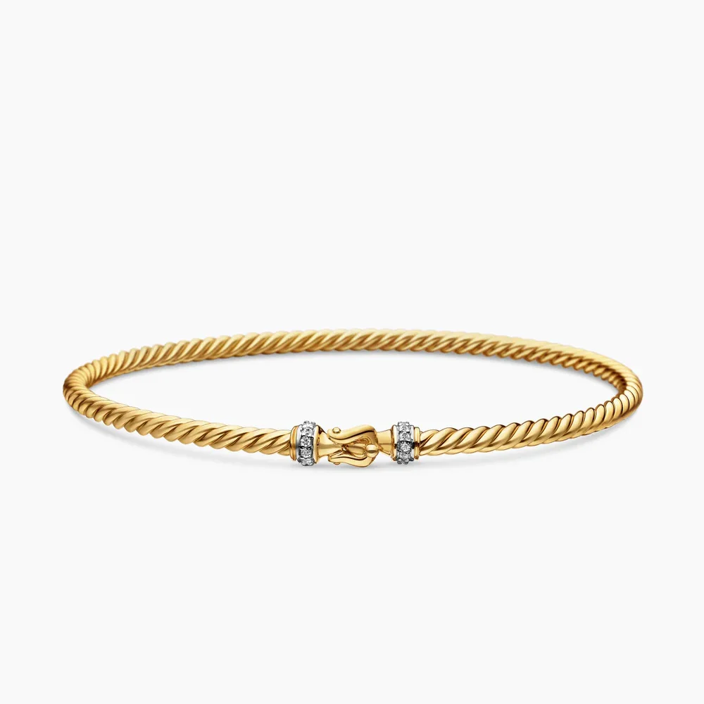 David Yurman Buckle Classic Cable Bracelet - Image 3