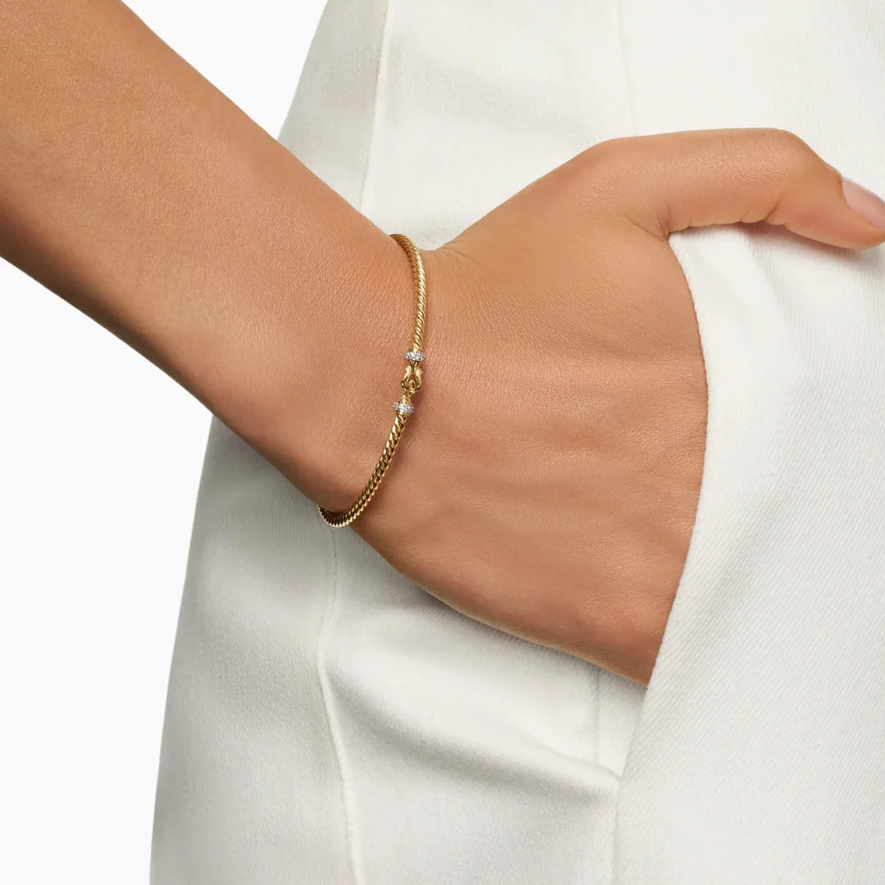 David Yurman Buckle Classic Cable Bracelet - Image 6