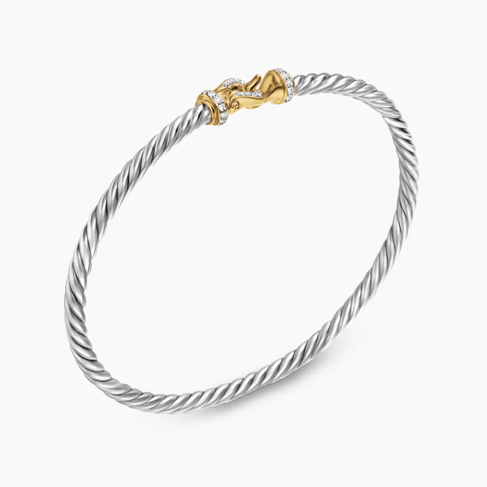 David Yurman Buckle Classic Cable Bracelet - Image 3