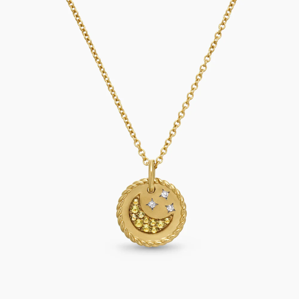 David Yurman Cable Collectibles® Moon and Stars Necklace
