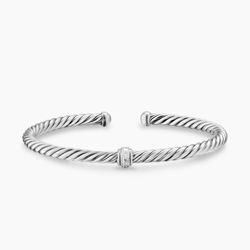 David Yurman Cable Flex Station Bracelet - Image 3