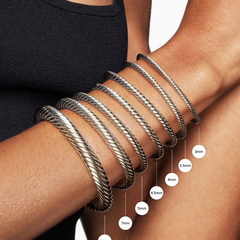 David Yurman Cable Flex Station Bracelet - Image 5