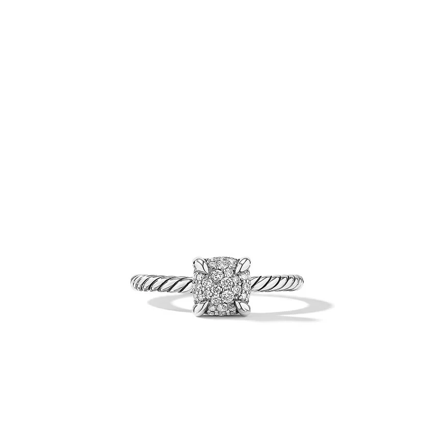 David Yurman Chatelaine® Ring with Full Pavé Diamonds - Image 2