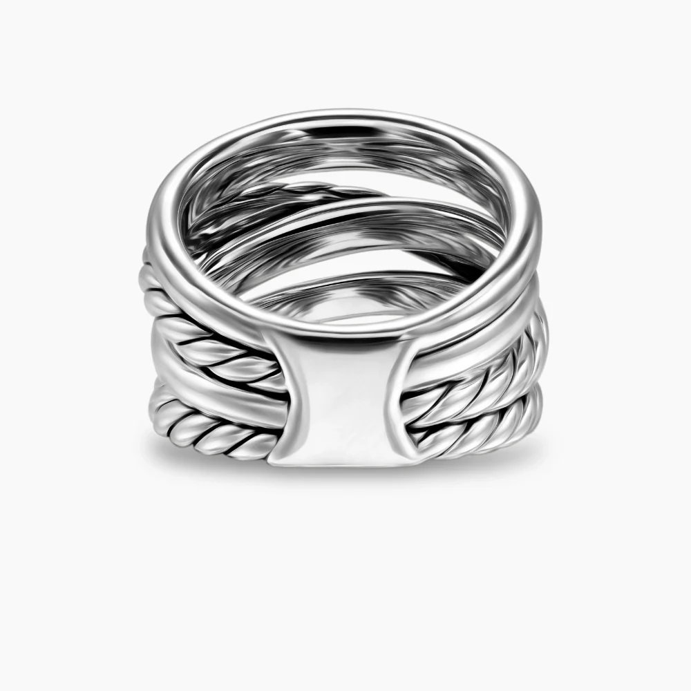 David Yurman Crossover Five Row Ring - Image 5