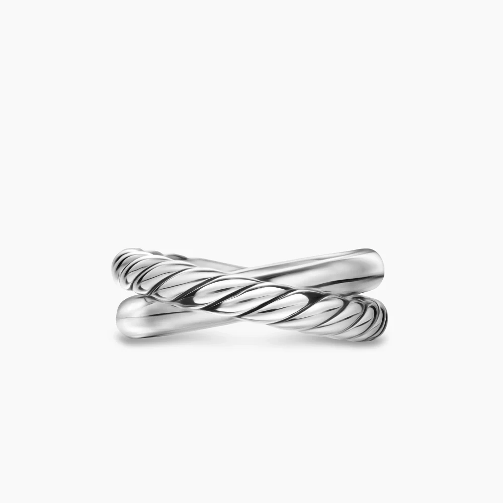 David Yurman Crossover Two Row Ring - Image 3