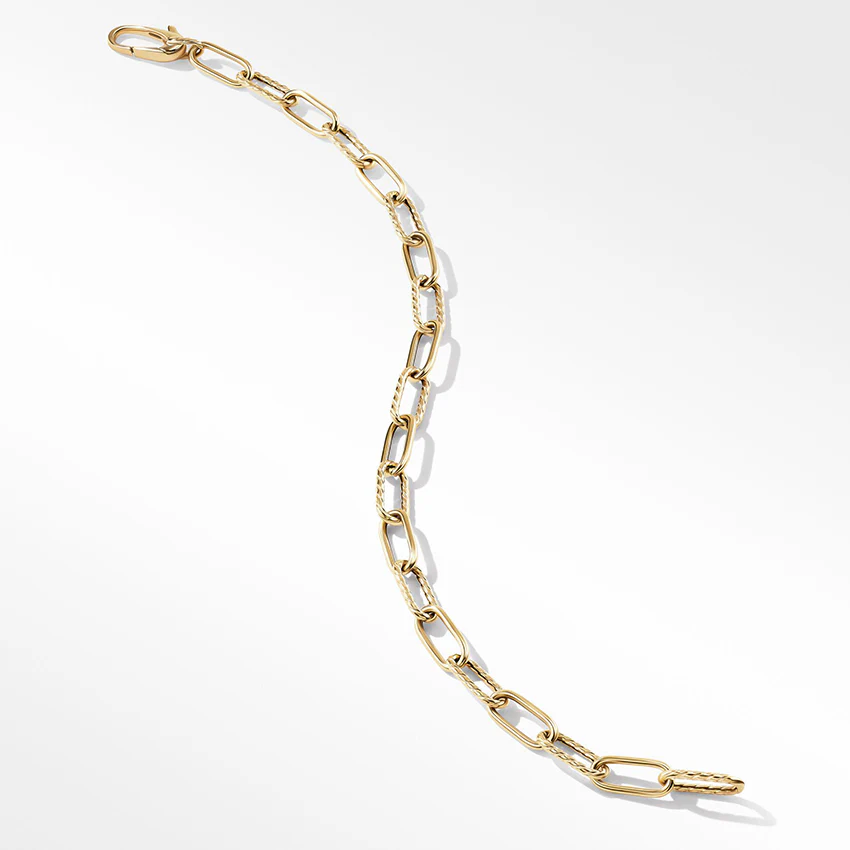 David Yurman DY Madison® Chain Bracelet in 18ct Yellow Gold