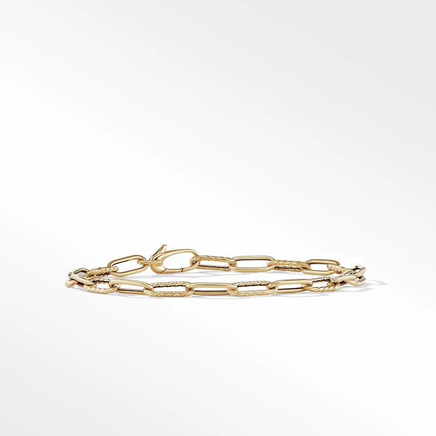 David Yurman DY Madison® Chain Bracelet in 18ct Yellow Gold - Image 2