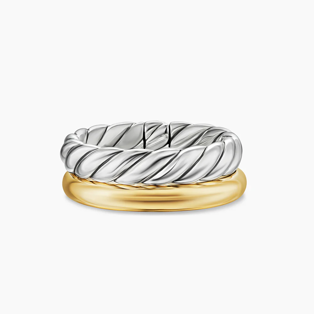 David Yurman DY Mercer® Two Row Ring