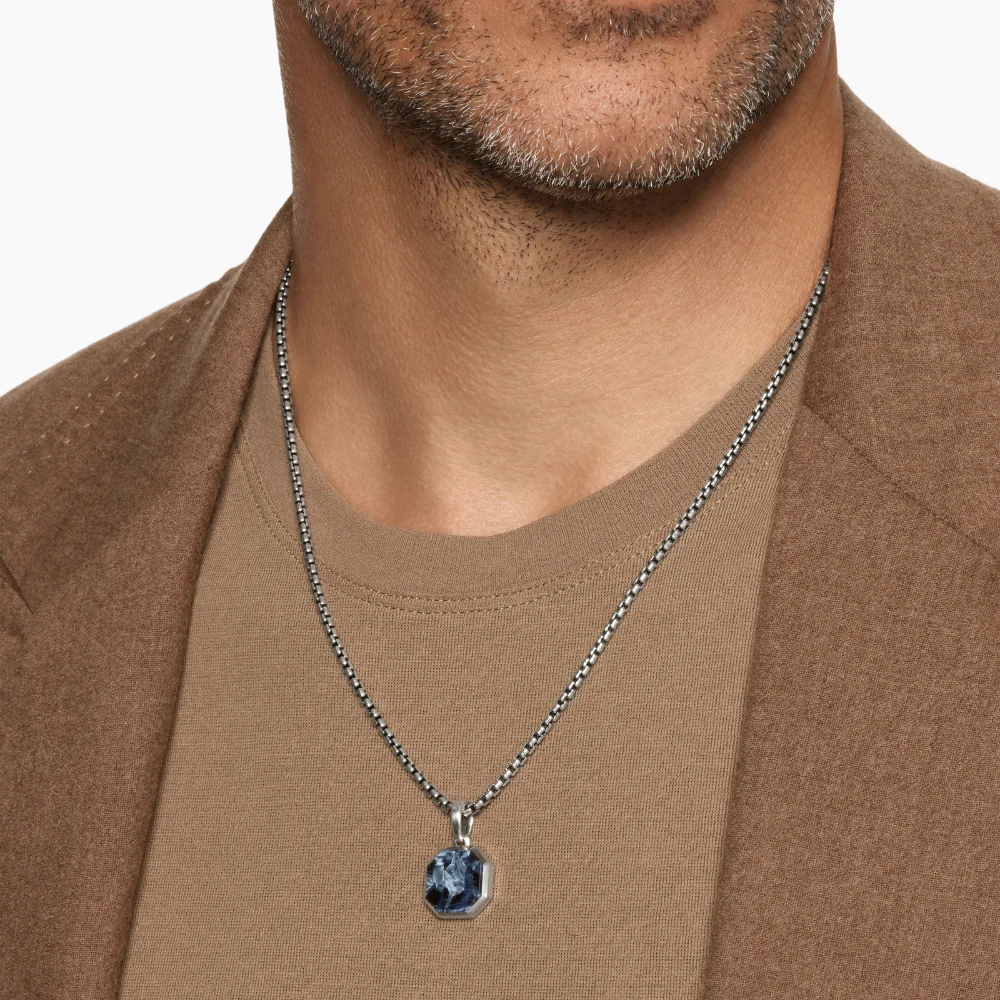 David Yurman Faceted Stone Amulet - Image 4