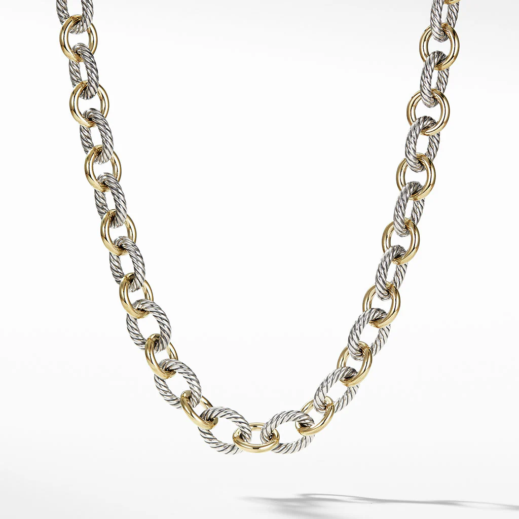 David Yurman Large Oval Link Necklace - Image 2