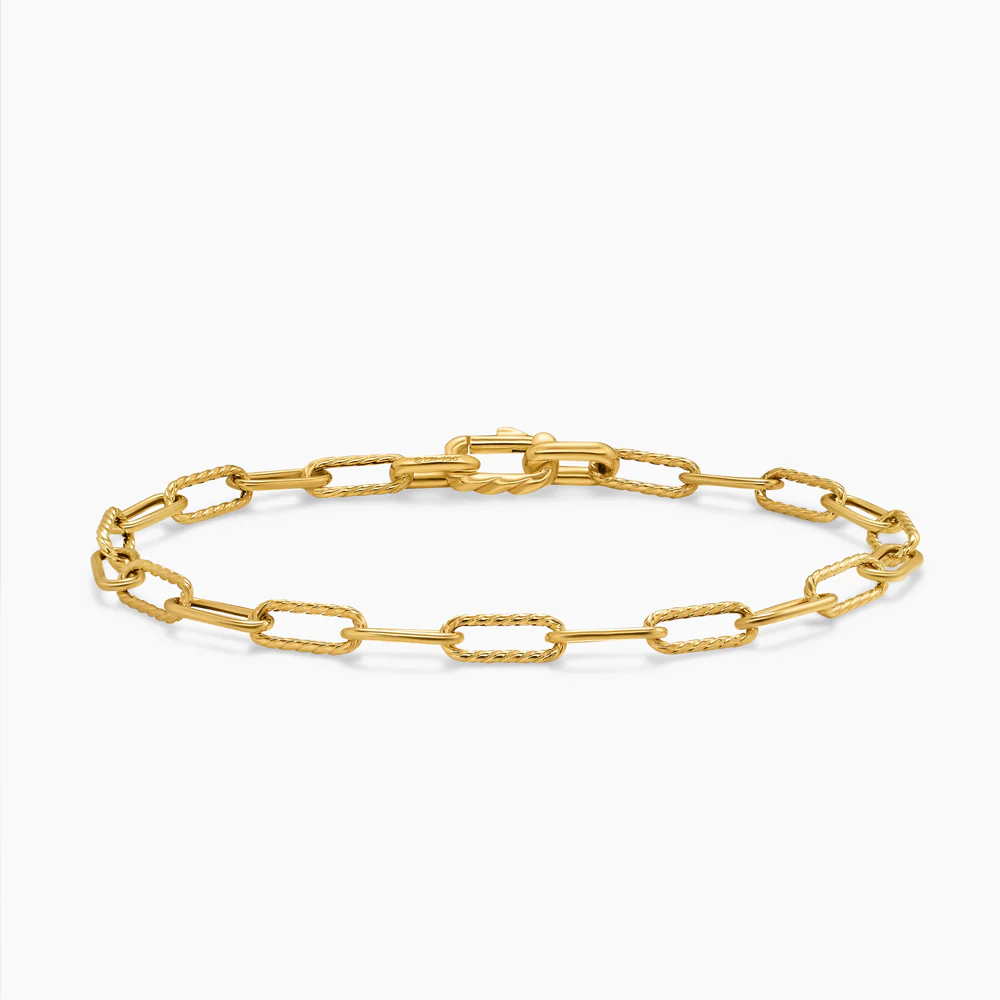 David Yurman Madison® Chain Bracelet in18ct Yellow Gold