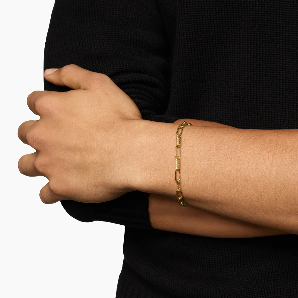 David Yurman Madison® Chain Bracelet in18ct Yellow Gold - Image 2