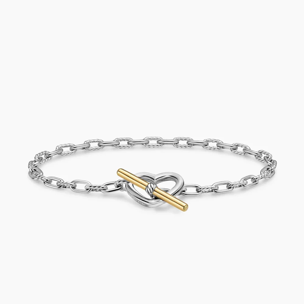 David Yurman Madison® Heart Toggle Chain Bracelet
