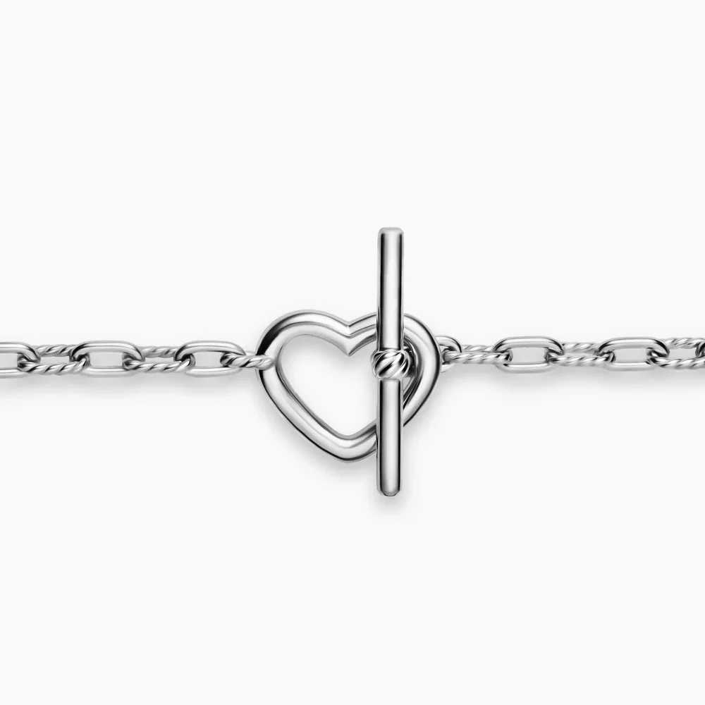 David Yurman Madison® Heart Toggle Chain Bracelet - Image 3