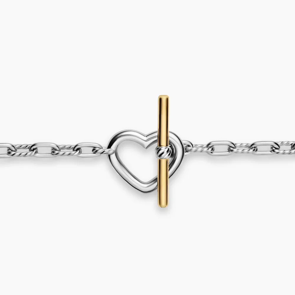David Yurman Madison® Heart Toggle Chain Bracelet - Image 4