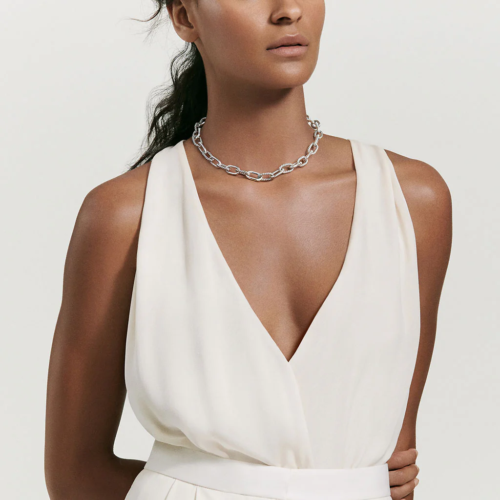 David Yurman Madison Chain Medium Necklace N13712 SS