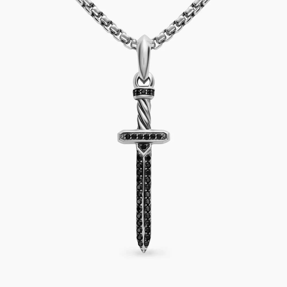 David Yurman Pavé Sword Amulet