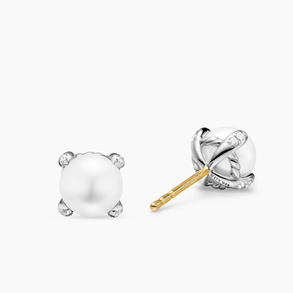 David Yurman Pearl Classics Stud Earrings - Image 3