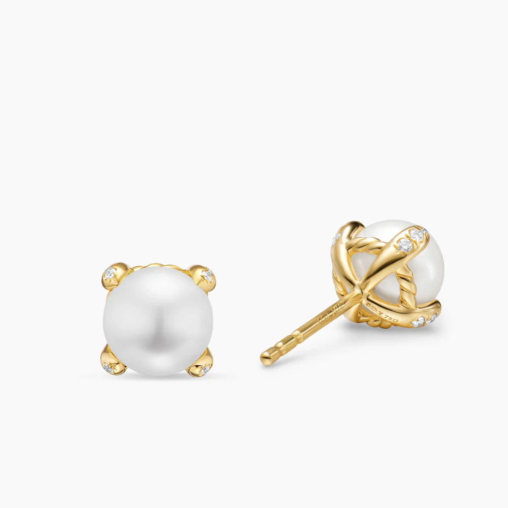 David Yurman Pearl Classics Stud Earrings - Image 2