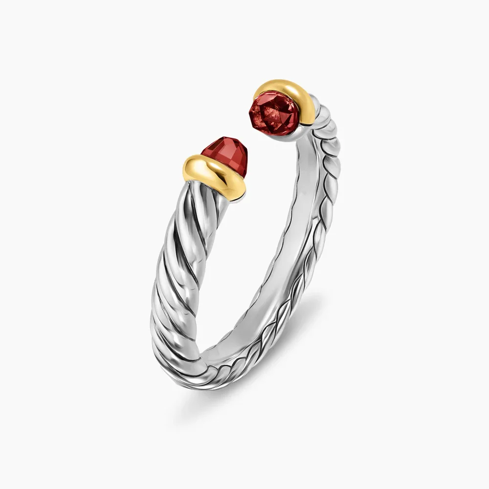 David Yurman Petite Cable Open Ring - Image 2