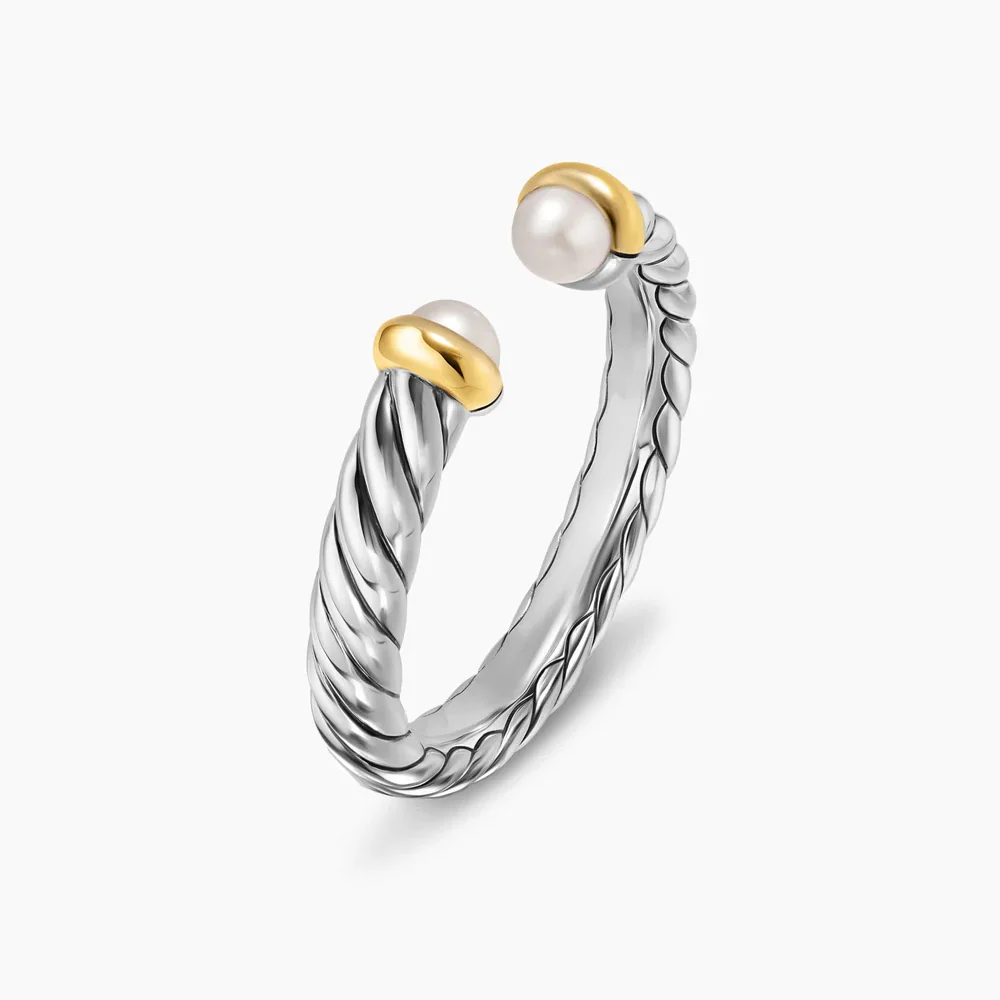 David Yurman Petite Cable Open Ring - Image 2