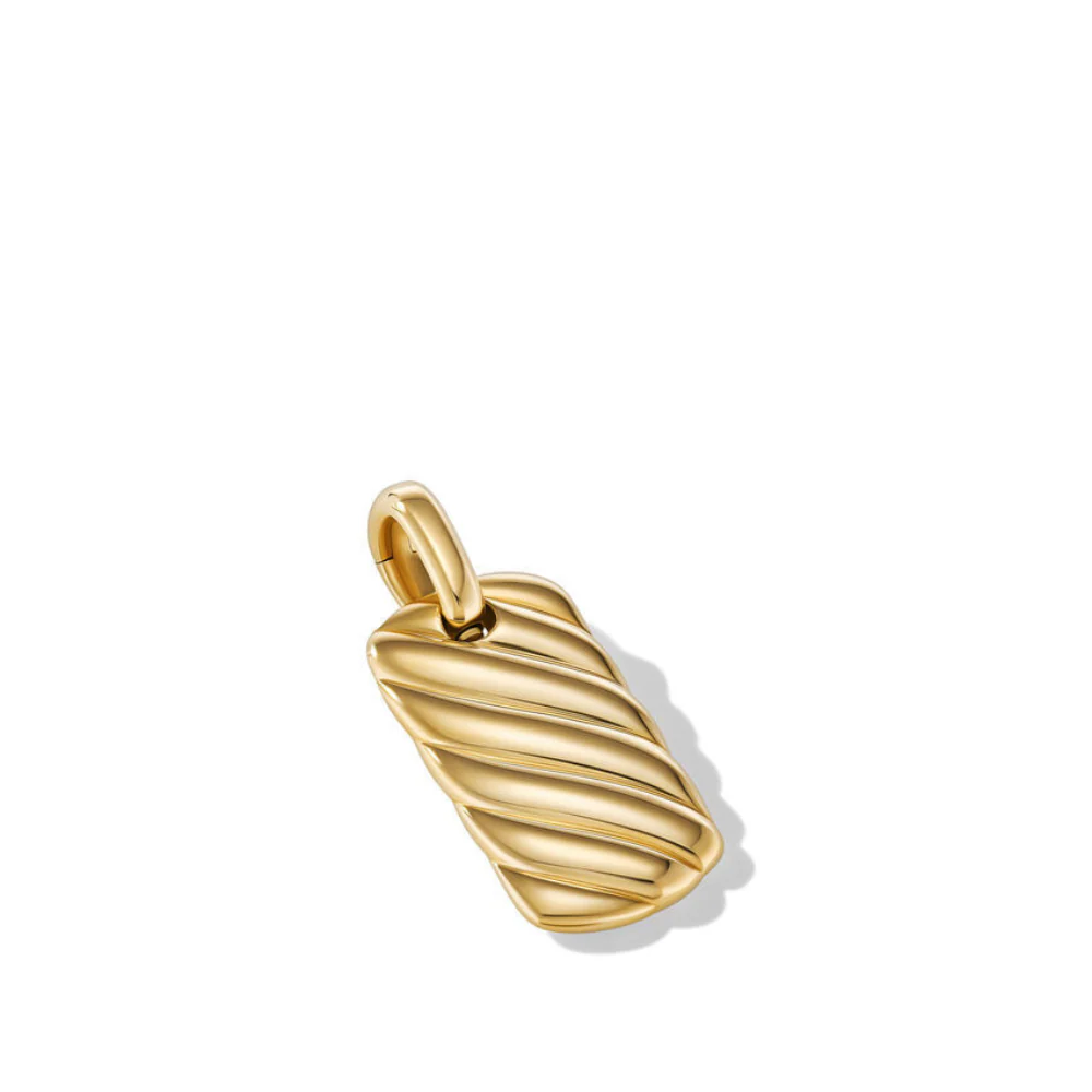 David Yurman Petite Sculpted Cable Pendant - Image 2