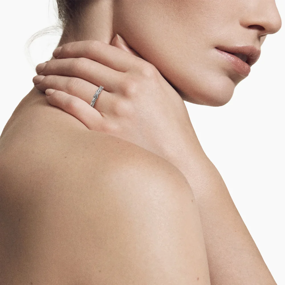 David Yurman Petite X Ring - Image 2