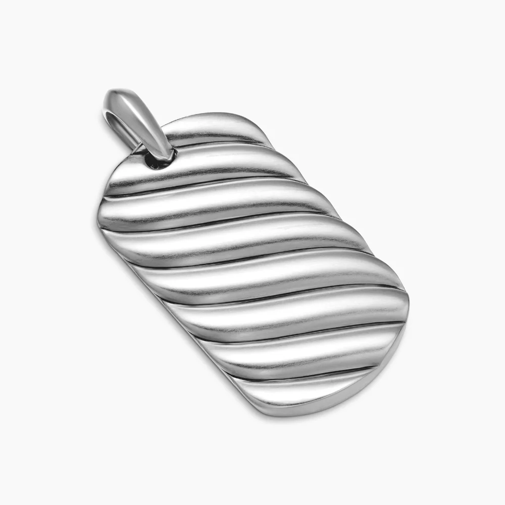 David Yurman Sculpted Cable Tag