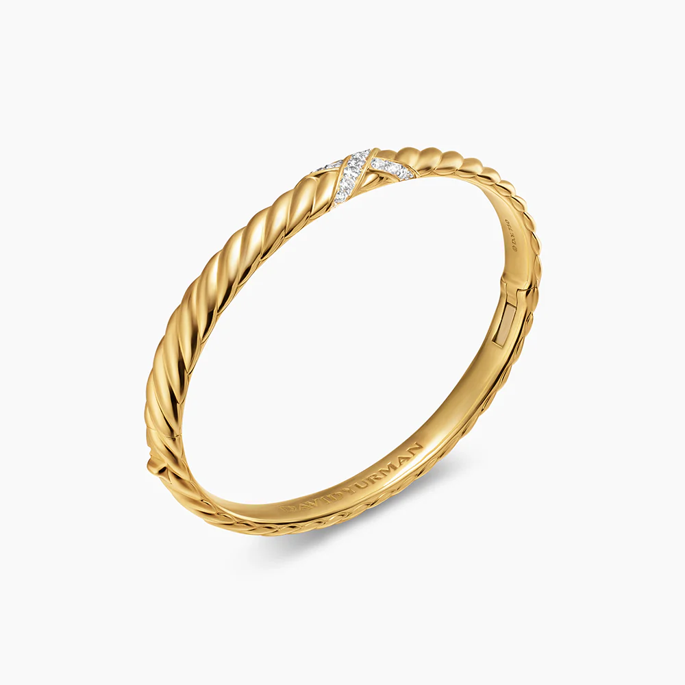 David Yurman Sculpted Cable X Center Station Bracelet - Image 2