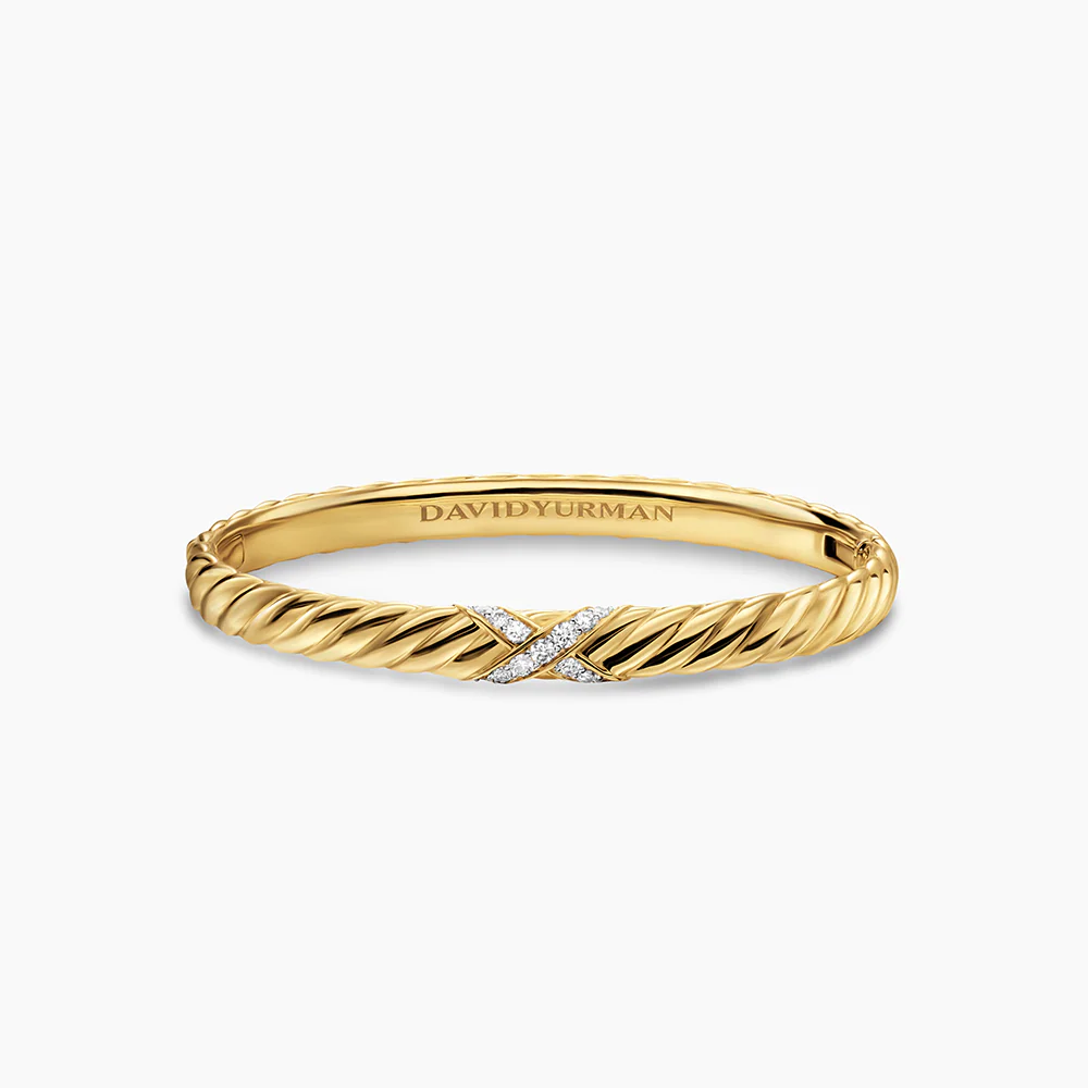 David Yurman Sculpted Cable X Center Station Bracelet - Image 3