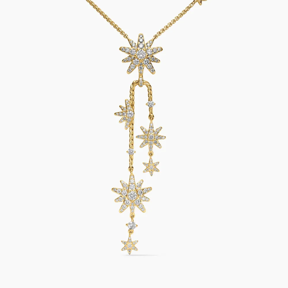 David Yurman Starburst Cluster Necklace - Image 4