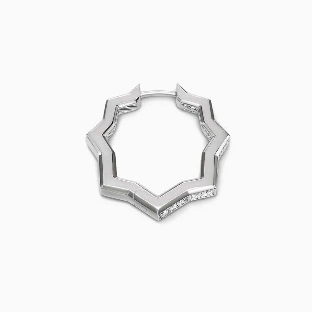 David Yurman Stax Zig Zag Hoop Earrings - Image 3