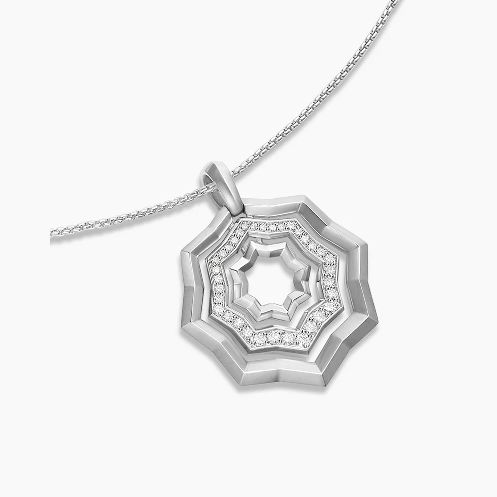David Yurman Stax Zig Zag Pendant Necklace - Image 2