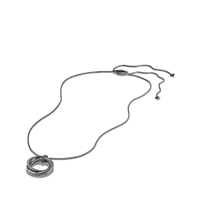 David Yurman The Crossover Collection® Pendant Necklace with Diamonds - Image 2