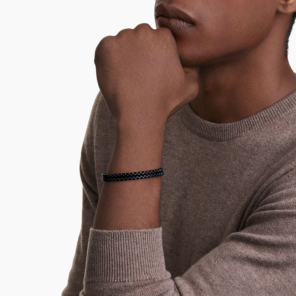 David Yurman Woven Box Chain Bracelet - Image 4