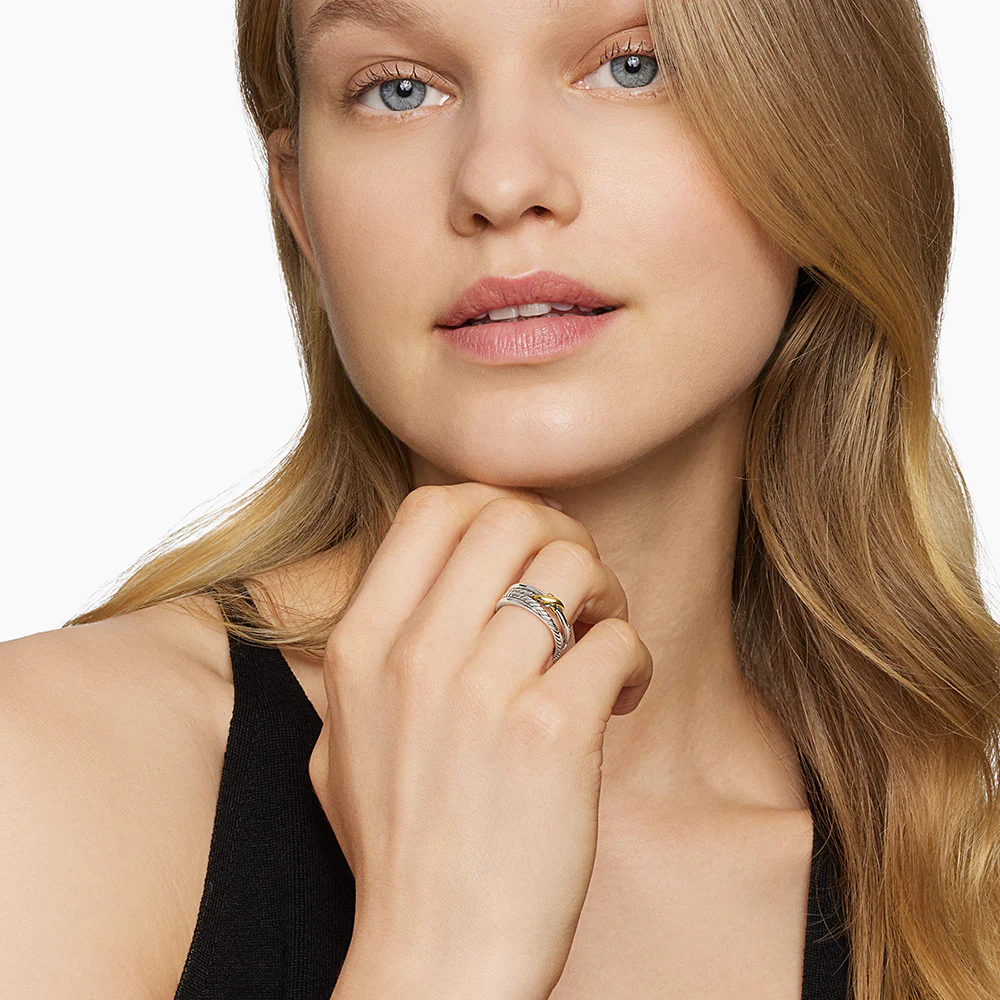 David Yurman X Crossover Band Ring - Image 5