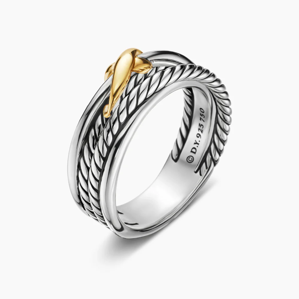 David Yurman X Crossover Band Ring - Image 3
