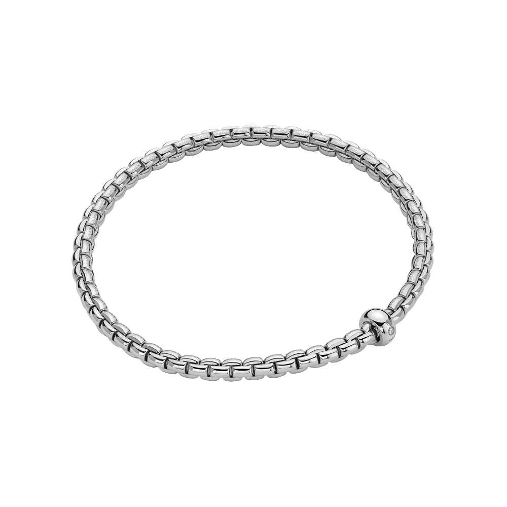 FOPE Eka Flex'it Bracelet with a Single Diamond